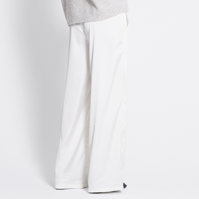 Satin pants "Ashley" Ivory